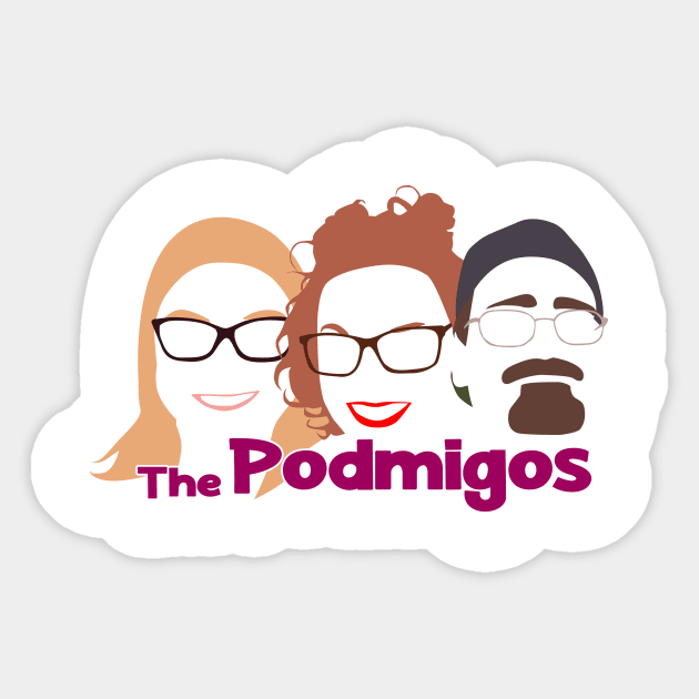Pink Podmigo Design Sticker by The Sip List Podcast